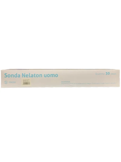 SONDA NELATON PVC UOMO 40CM CH10 30PZ