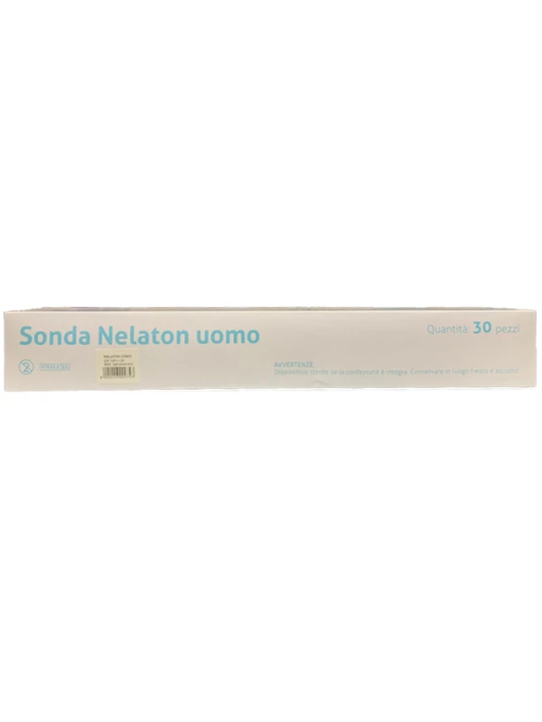 SONDA NELATON PVC UOMO 40CM CH10 30PZ