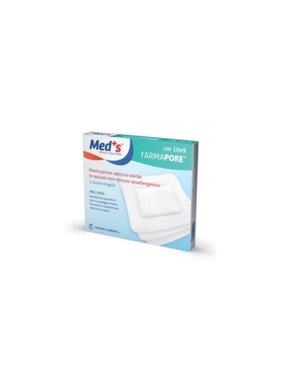 MED'S FARMAPORE MEDICAZIONE ADESIVA 10X9CM - 5PZ