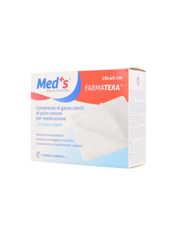 MED'S - GARZA STERILE 12/8 - 18X40CM - 12PZ