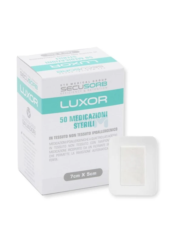 LUXOR MEDICAZIONI STERILI IN TNT 7X5CM - 50PZ
