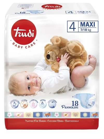 TRUDI BABY CARE - PANNOLINI TAGLIA 4 (7/18KG)