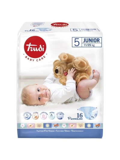 TRUDI BABY CARE - PANNOLINI JUNIOR TAGLIA 5 (11/25KG)