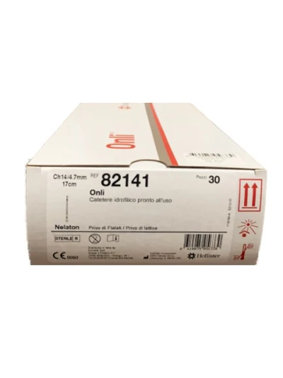 ONLI CATETERE IDROFILO 17CM CH14 30PZ