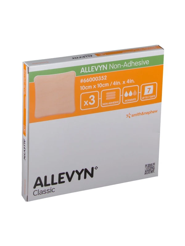 ALLEVYN NON ADHESIVE - MEDICAZIONE IDROCELLULARE NON ADESIVA - 10X10CM 3