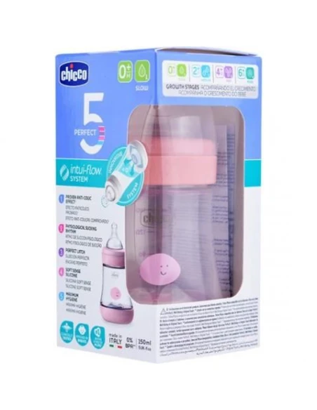 CHICCO - BIBERON P5 150ML - IN SILICONE GIRL