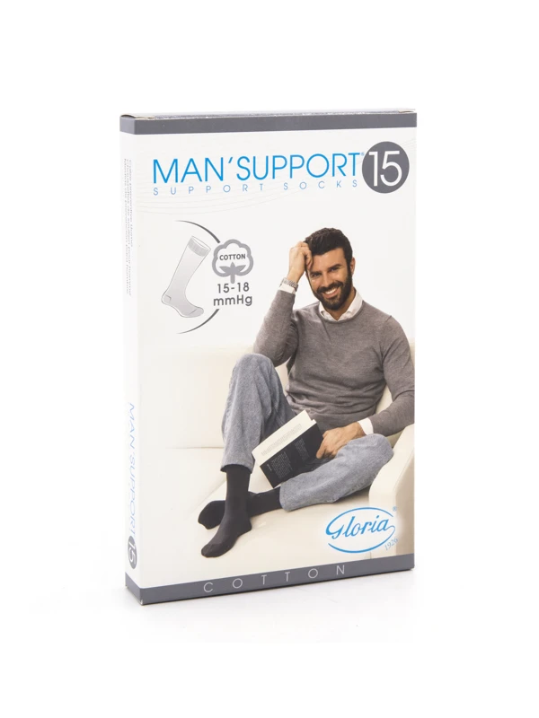 MAN SUPPORT 15MMHG GAMBALETTI UOMO IN COTONE